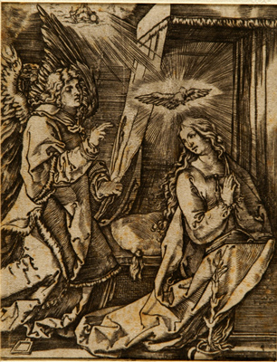 Raimondi Marcantonio - Annunciazione  (dalla serie: Piccola passione)